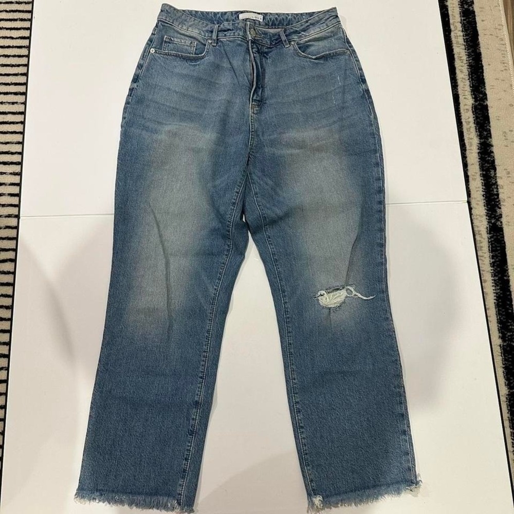 Made and loved LOFT jeans Curvy Straight Jeans size 8/29 medium wash